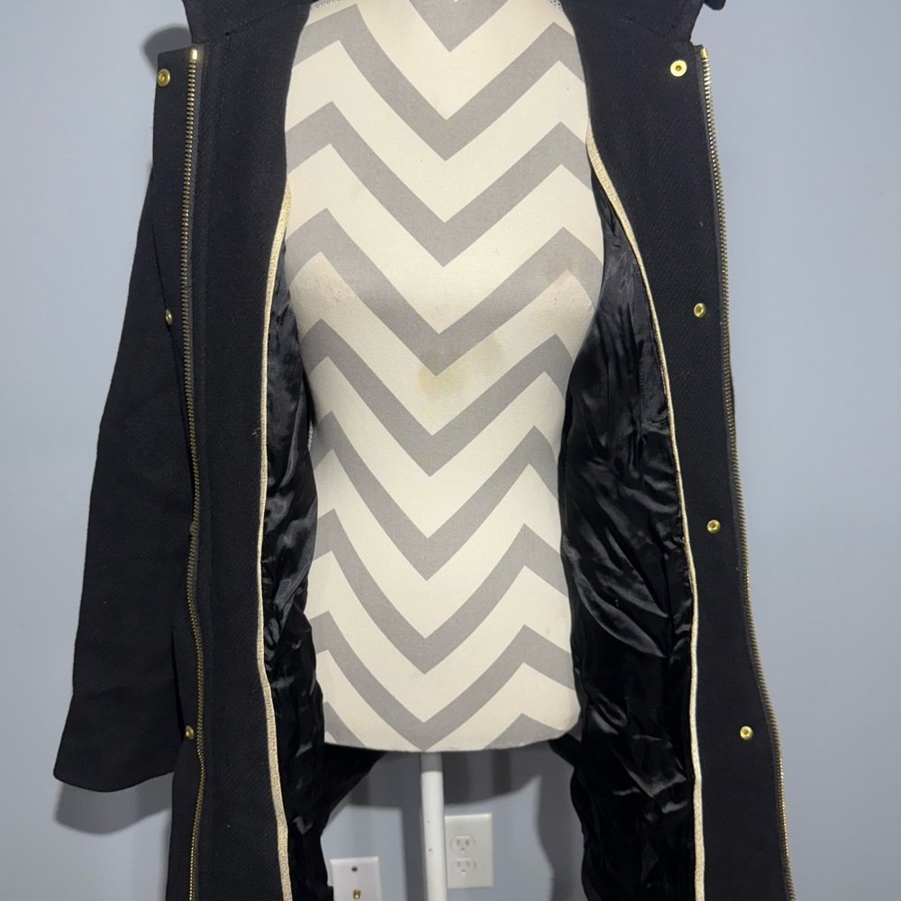 Vineyard Vines Classic Black Trench Coat - Picture 9 of 11
